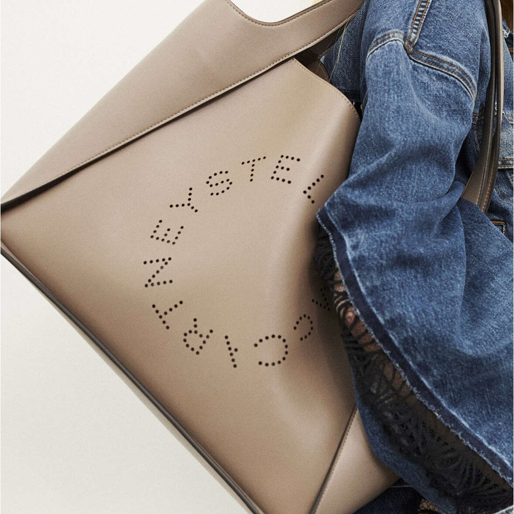 Stella McCartney logo tote bag